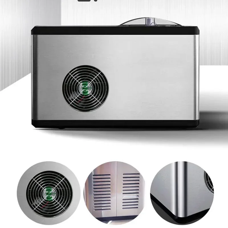 New ICM-15S 1500ML Ice Cream Machine High-end Household Ice Cream Machine Small Commercial Italian Ice Cream Machine