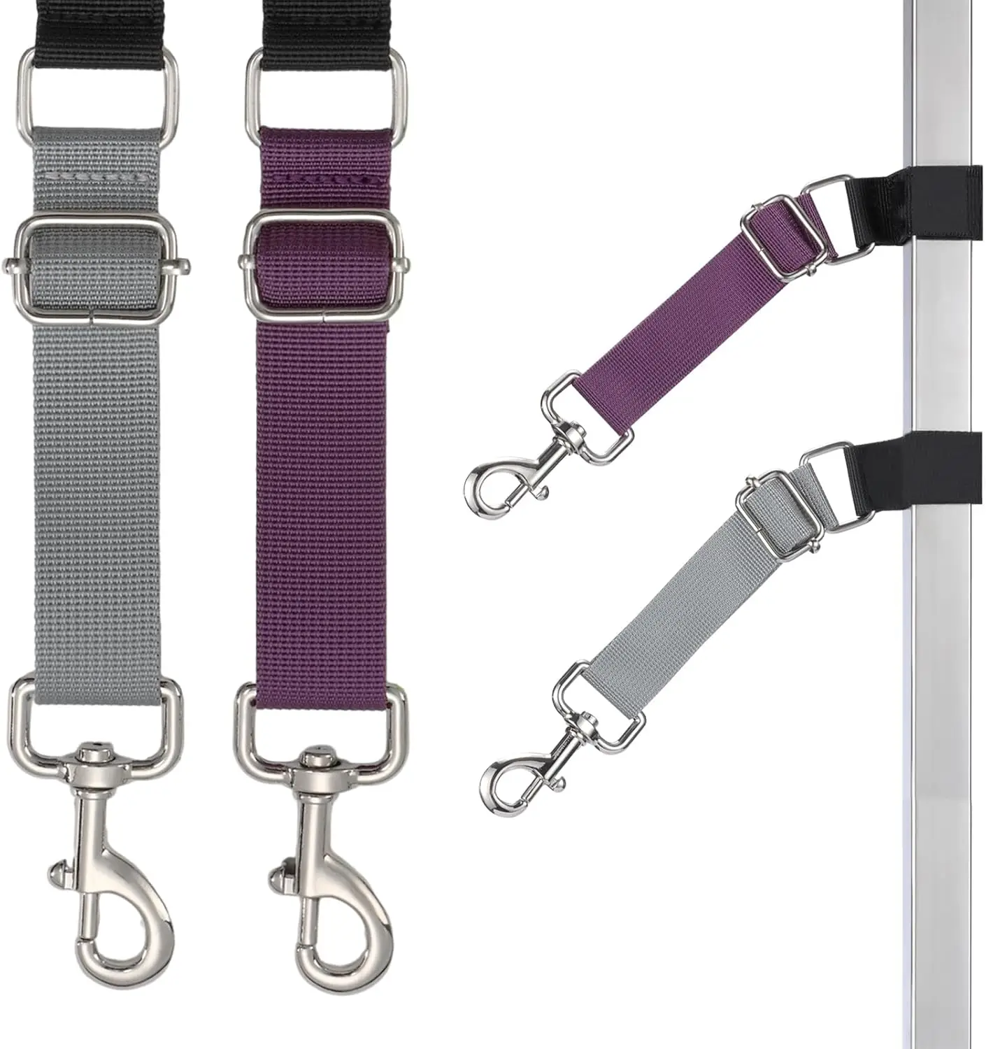 

2 Pcs Pet Dog Grooming Basic Leashes Arm Accessories, Adjustable Pets Loops Extension Straps for Bathing Grooming Trimming