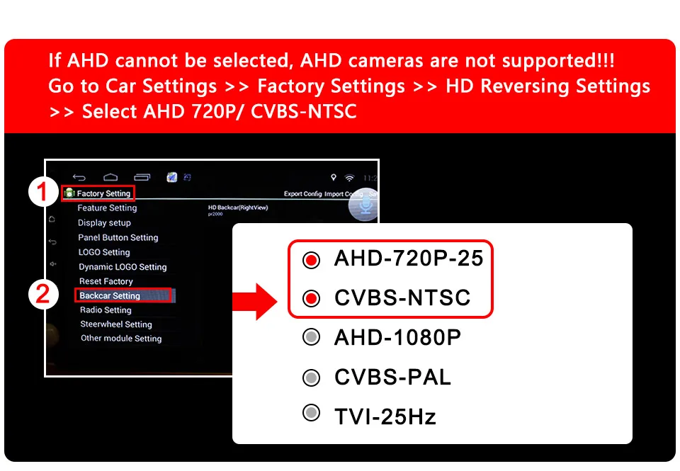 AHD 1080P CVBS Auto-Rückfahrkamera für Golf, Passat, Seat Ibiza MK3/MK4/MK5, Toledo, Altea XL, Leon mit dynamischer/sterchter Linienanzeige – Detail 7