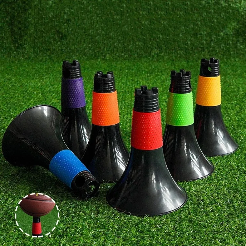 

1 Piece Multi-function Sign Bucket 23cm Football Basketball Agility Training Horn Cone Ball Standing Holder PE Barrier Marker