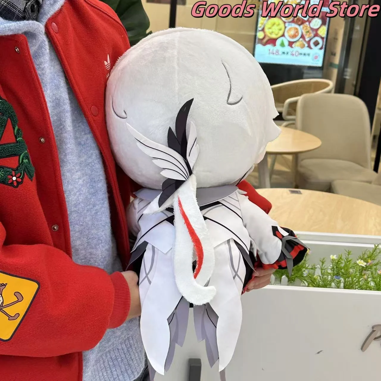 Arlecchino وسادة نموذج زخرفة الديكور Mihoyo Game Genshin Impact Arlecchino تأثيري حلي أنيمي نموذج هدية الهالوين