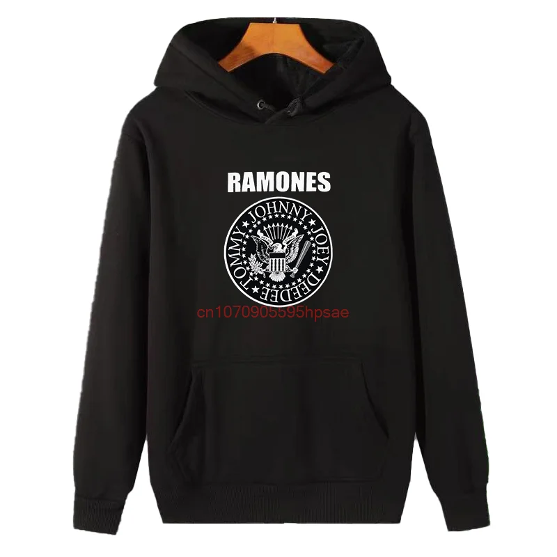 Fghfg Ramone Seal Fashion Graphic Hooded Sweatshirts Punk Rock Fghfg Forest Hills Album Winter Pullovers Thick Sweater Hoodie