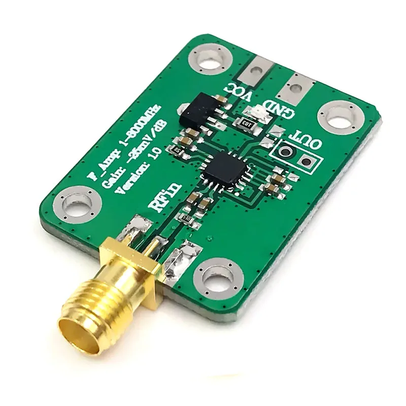 Moduł detektora logarytmicznego RF AD8313 / AD8310 / AD8318, miernik mocy, wykrywanie mocy wysokiej częstotliwości 0,1-8000 MHz — zdjęcie produktu 6