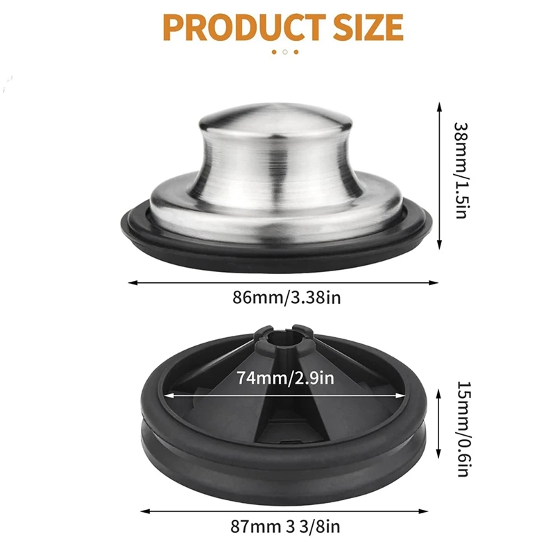 Garbage Disposal Splash Guards With Stainless Steel Brushed Kitchen Sink Stopper Drain Plug Set Food Waste Parts Accessories