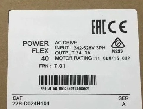 

Новый преобразователь частоты 22B-D024N104 22B D024N104 15HP 11KW AC, 1 шт., быстрая доставка