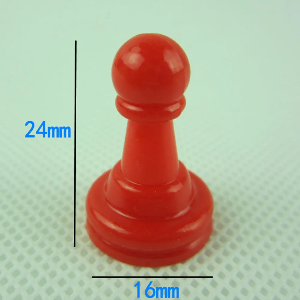 

64pcs Pieces Multicolor Board Game Accessories Kids Toy Learn Chess Replacement Chess Pieces Entertainment