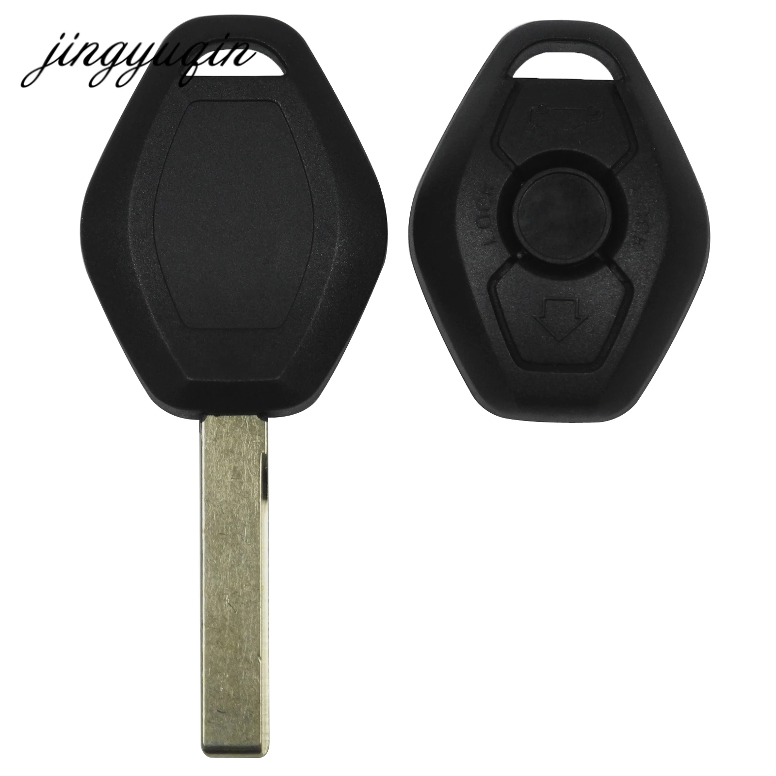 jingyuqin 3 Button Car Remote Key Case Shell For BMW X3 X5 Z3 Z4 1/3/5/7 Series Unut Hu92 Blade