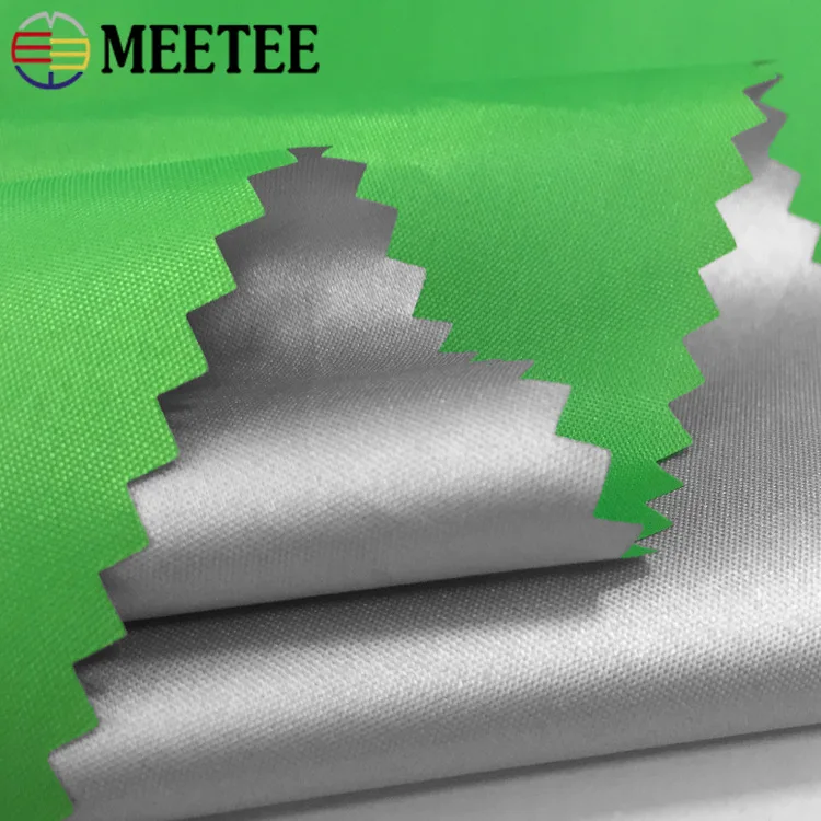 Meetee 100*148cm 190T Thin Waterproof Silver-coated Fabric Outdoor Sunscreen Sunshade Ripstop Umbrella Cloth Tent Material