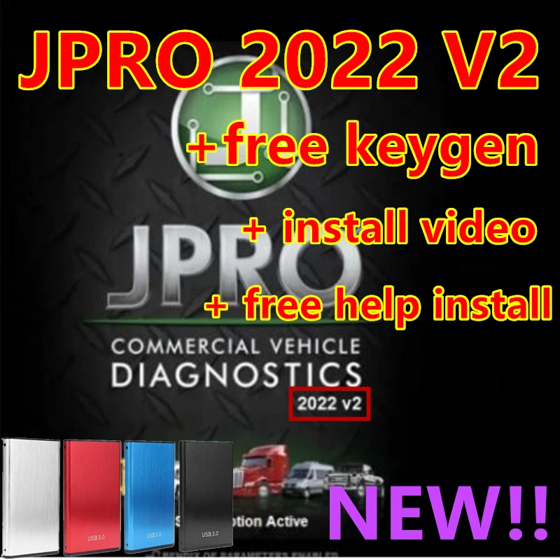 BIG promotion for Noregon JPRO Diagnostics 2022 V2 software+ free keygen JPRO software Commercial Fleet Diagnostics Unlimited