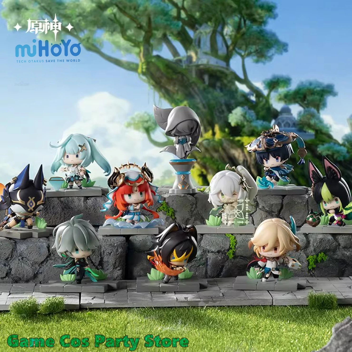 

[Genuine] Sumeru Cartoon Dolls Genshin Impact Wanderer Kaveh Cyno Model Cyno Tighnari Alhaitham Statue Anime Cosplay Ornament