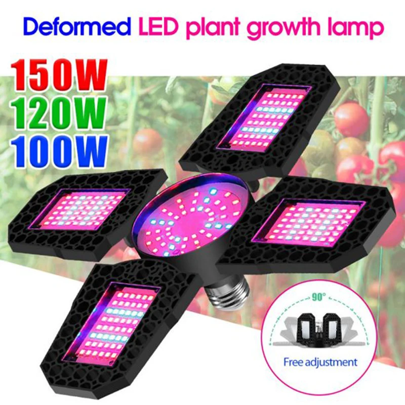 

E27/E26 Full Spectrum Phyto Lamp Led Plant Seeds Grow Light Hydroponics Green House Adjustable Illumination angle Growing Lights