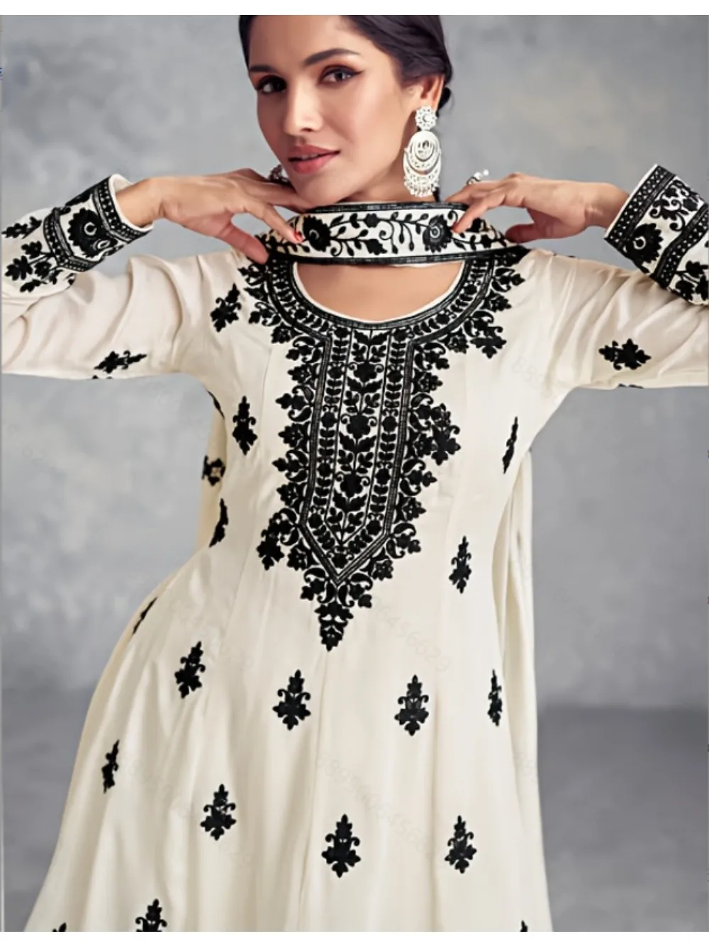 دبي مسلم 2 قطعة مجموعة المرأة طباعة بلوزة مع بنطال ذو قصة أرجل واسعة دعوى المغرب Musulman فرقة ملابس نسائية عربية غير رسمية