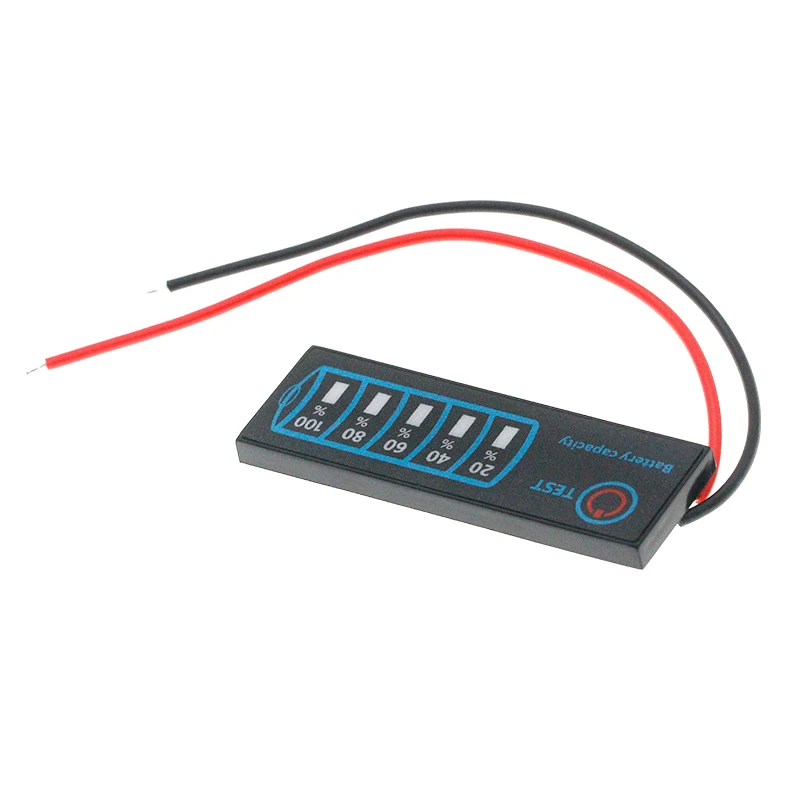 DC5V-30V Battery Level Indicator Lithium Battery Phosphate Lead-Acid Battery Capacity Display Tester Module Voltage Meter