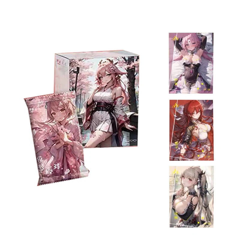 Goddess Story Booster Box Link Water-Sensitive Cards Sexy Acrylic Puzzle Exquisite Rare Collection Board Games Playing Cards