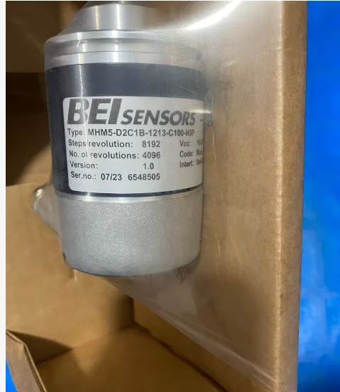 BEI Sensors, model MHM5-D2C1B-1213-C100-H3P, brand new and in stock.