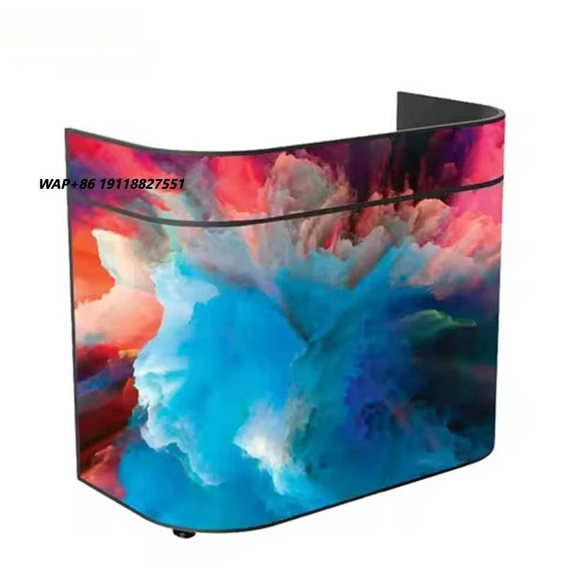 New Design Modular High Definition Pixel Indoor Advertisement P1.86 P2 P2.5 DJ Booth LED Table Front Desk Led Display LED Desk