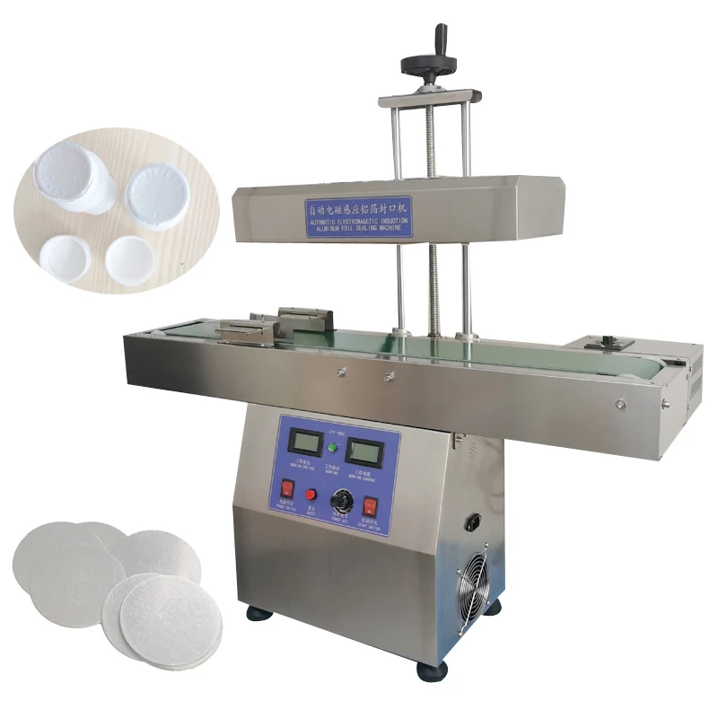 Commercial Electromagnetic Induction Aluminum Foil Gasket Sealing Machine High Efficiency Continuous Sealing Machine