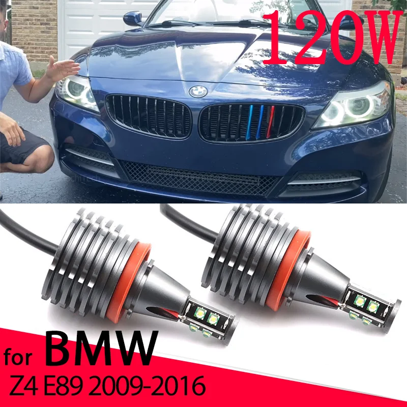 

Angel Eyes Halo Ring Bulb Lamp Light 6000K white for BMW Z Series E89 Z4 Roadster sDrive35is GT3 GTE 2009-2016 120W H8 Daytime