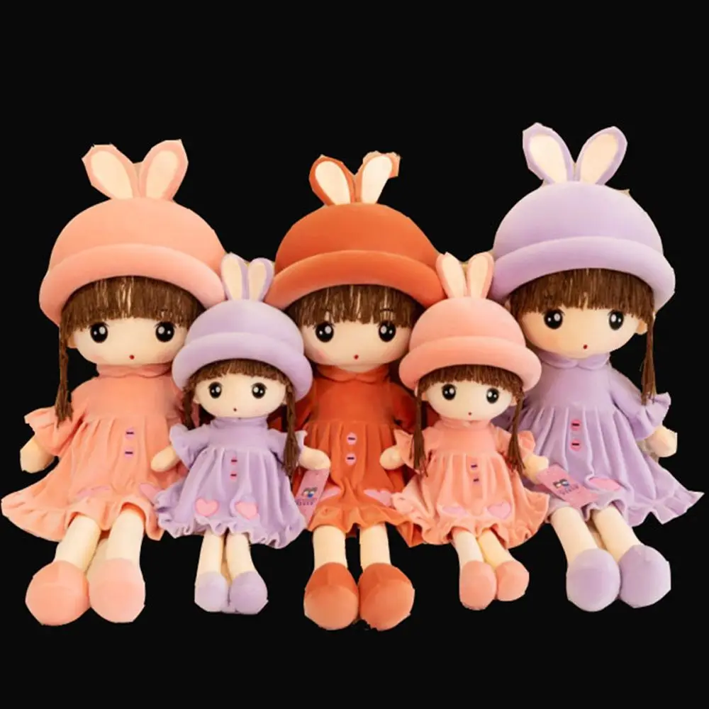 Regali Cuscino da letto Regalo di compleanno Bambole di peluche Ragazza Peluche Orecchio di coniglio Sweetheart Doll Orecchie da coniglio Gril