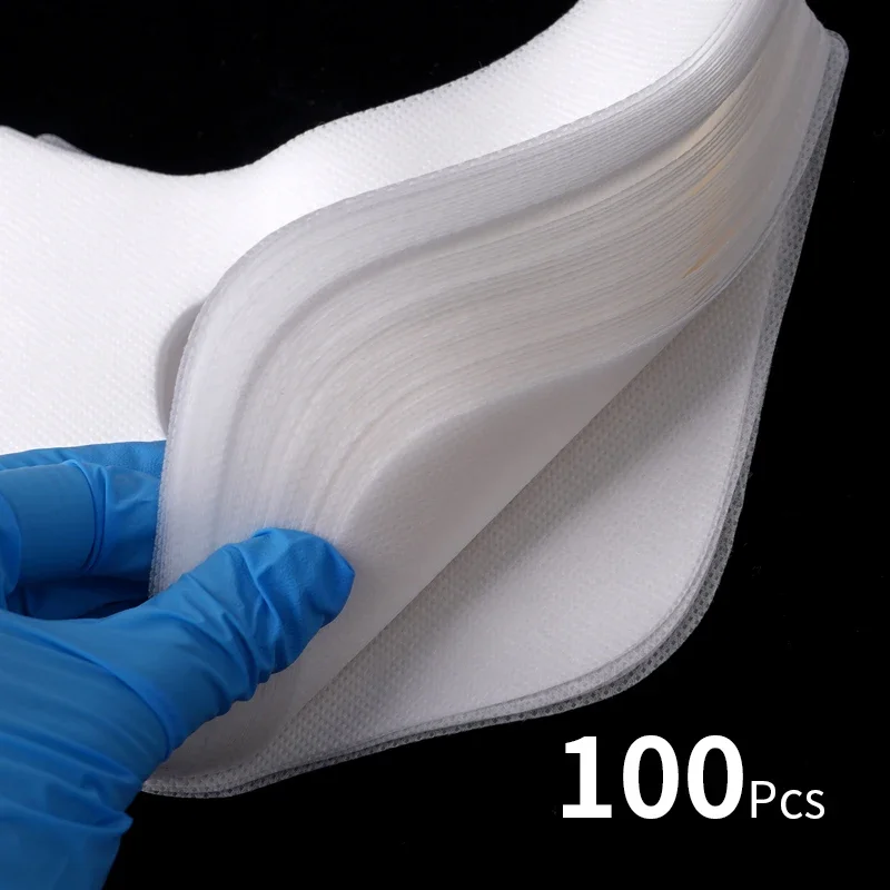 50pc/100pc Dental Oral Cavity Cotton Cloth Towel Teeth Whitening Face Gauze  Dental Face Mask Mouth Mask Dental Cloth Saliva Pad