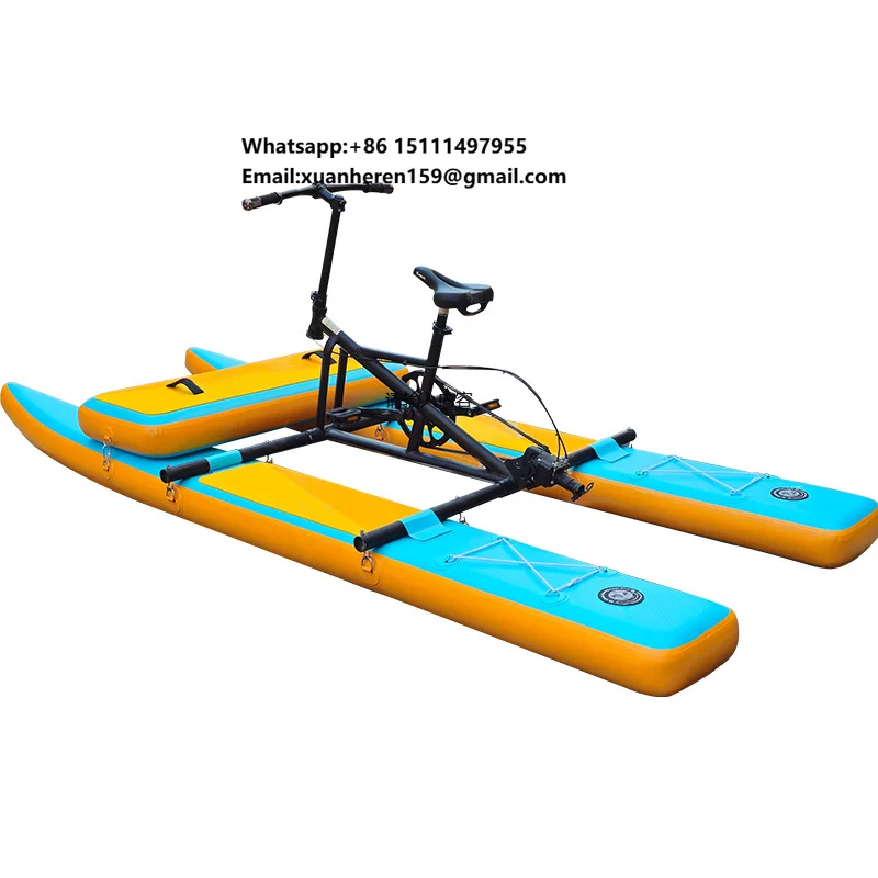 

Inflatable Pedal Bicycle Boat for Lake Ocean Waterplay Water Bikes Kayak & Bikeboat Leisure Facilities