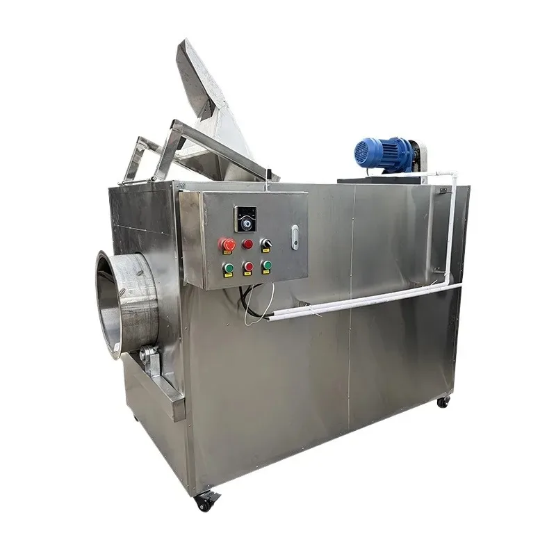 Equipo para tostar nueces, secador de cacahuates especiados, horno de tostado automático a gas natural