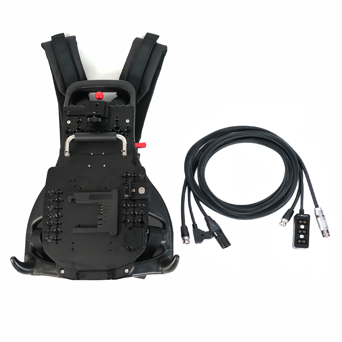 V-mount B-mount Gold-mount Battery Backpack With Fixing Plate XLR 3Pin Output for ARRI ALEXA 35, mini miniLF/RED/SONY/CANON - view 4