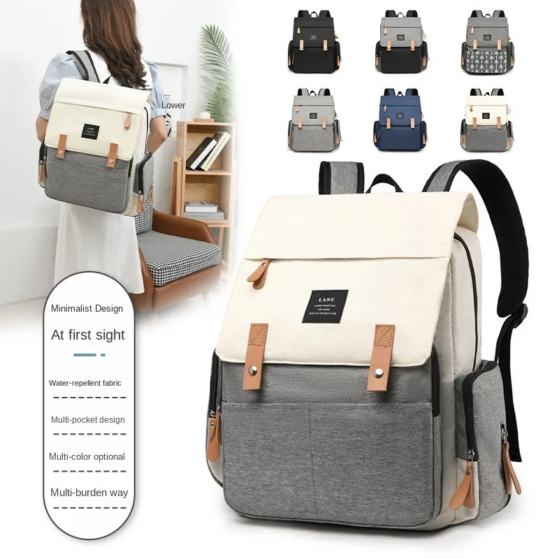 Mother Large Capacity Travel Nappy Backpacks with changing mat Large Waterproof Capacity Multifunction Diaper Bags