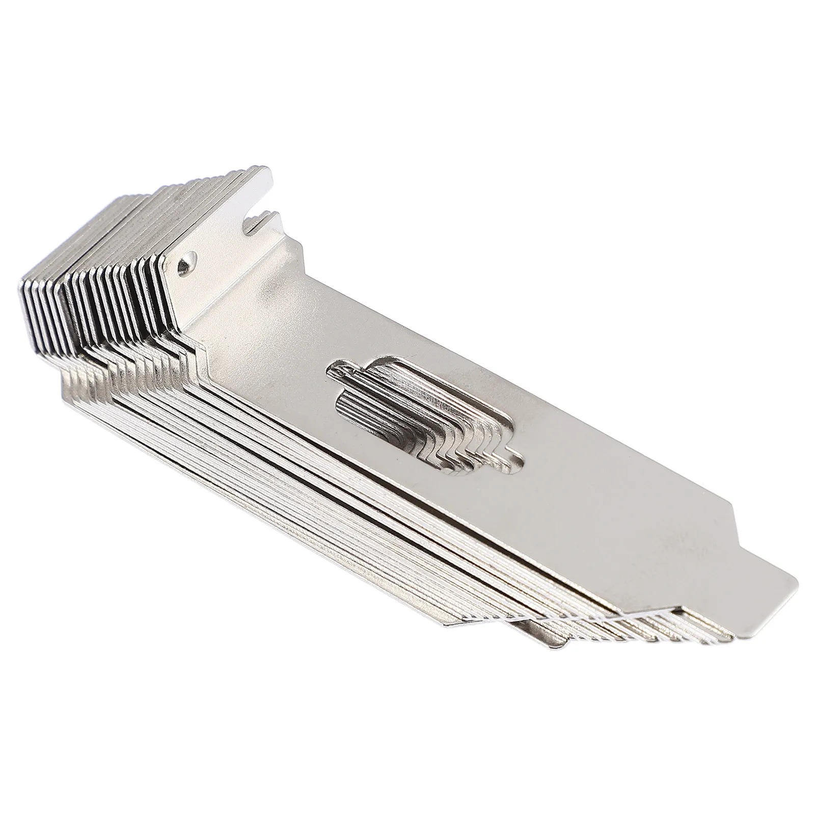 20Pcs Professional Grade Steel Pci L Blank Bracket Vented Slot Cover for Computer Chassis Dust Reduction Heat Dissipation Pc