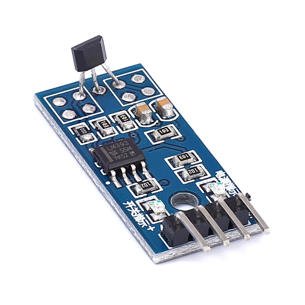 Hall Sensor Motor Speed Measurement Module 3144E Single Open Circuit Speed Sensor 3144 Count Sensor A3144 Board A3144E