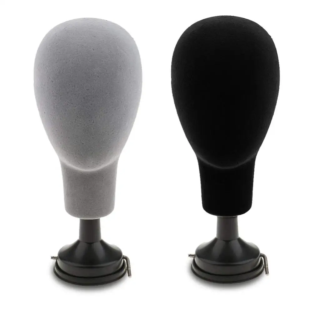 Head Model Foam Wig Hair Hat Headset Mannequin Head Display Stand Rack Hair Salon Store Display Mannequins Head Model