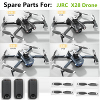 JJRC X28 Drone Original Accessories  3.7v 1800mAh /7.4v 3000mAh Battery, Propeller Blade, For JJRC X28 Drone Spare Parts