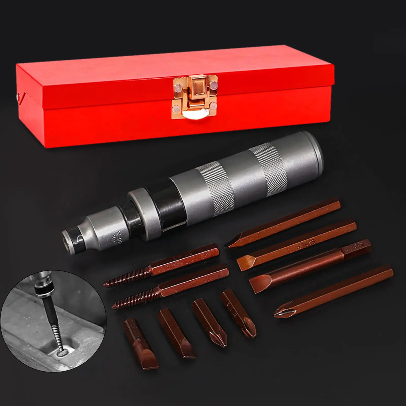 Professional Screw Extractor for Rusty Screw Extraction Corroded Fasteners