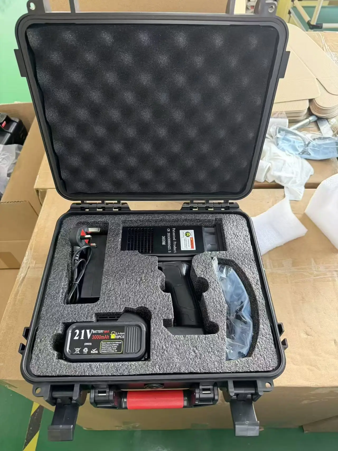 

Беспроводная УФ-лампа 365 нм для тестирования автомобильной краски, портативный перезаряжаемый инструмент для обнаружения дефектов покраски автомобиля