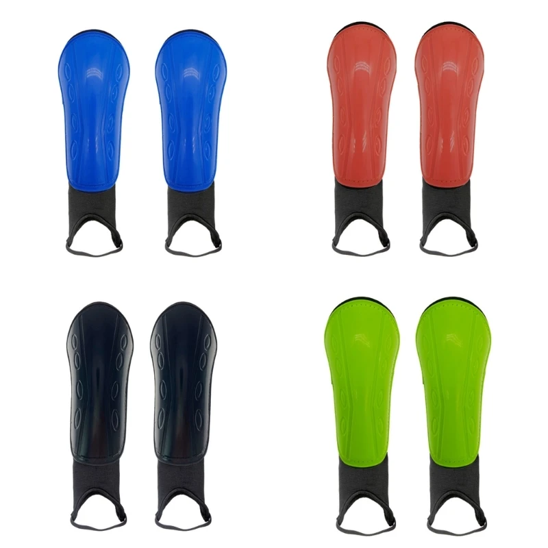 

11UE 1 Pair Soccer Shin Guard, Teen Breathable Shockproof Soccer Sports Shin Pads