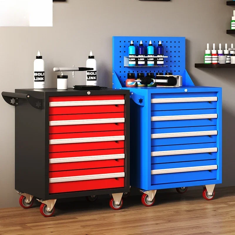 Auto Repair Tool Cart Cart Hardware Tool Cabinet Workshop Seven Drawer Movable Multifunctional Maintenance Toolbox