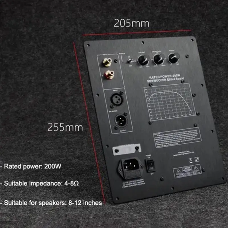 CABE-Cinema Fever Subwoofer Amplifier Board High Power Integrated Sound Quality Patch Process Direct Insertion 120-240V AC EU EU