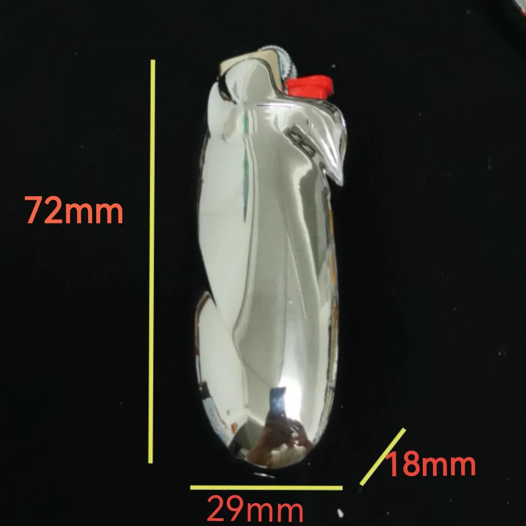 New 1pc Metal Lighter Case Cover Holder For Bic J5 Lighters Sleeve Comfortable Grasp Lighter Holder Shell EDC Tool