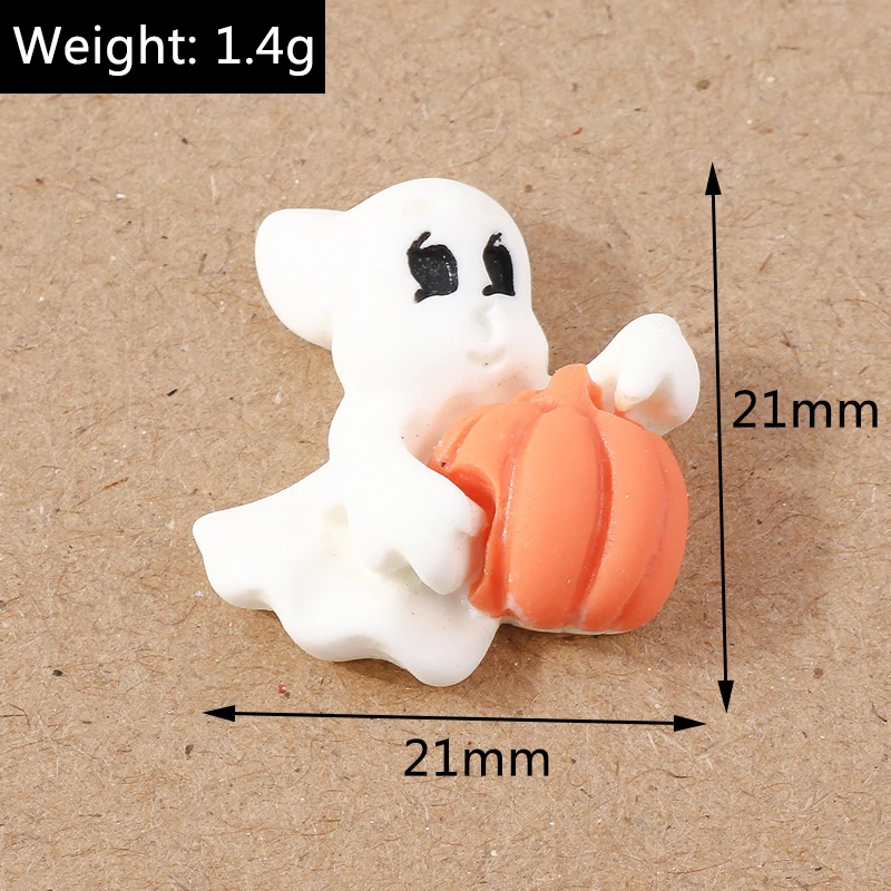 10 teile/los mischen niedlichen Halloween Tier flachen Rücken Harz Cabochons Scrap booking DIY handgemachten Schmuck Handwerk Dekoration Zubehör – Detail 7