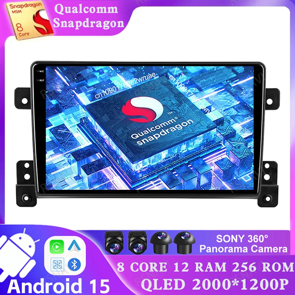

Android 15 For Suzuki Grand Vitara Escudo 2005-2015 GPS Car Radio Viedo Player Navigation Multimedia Qualcomm 5G WIFI 4G LTE DSP