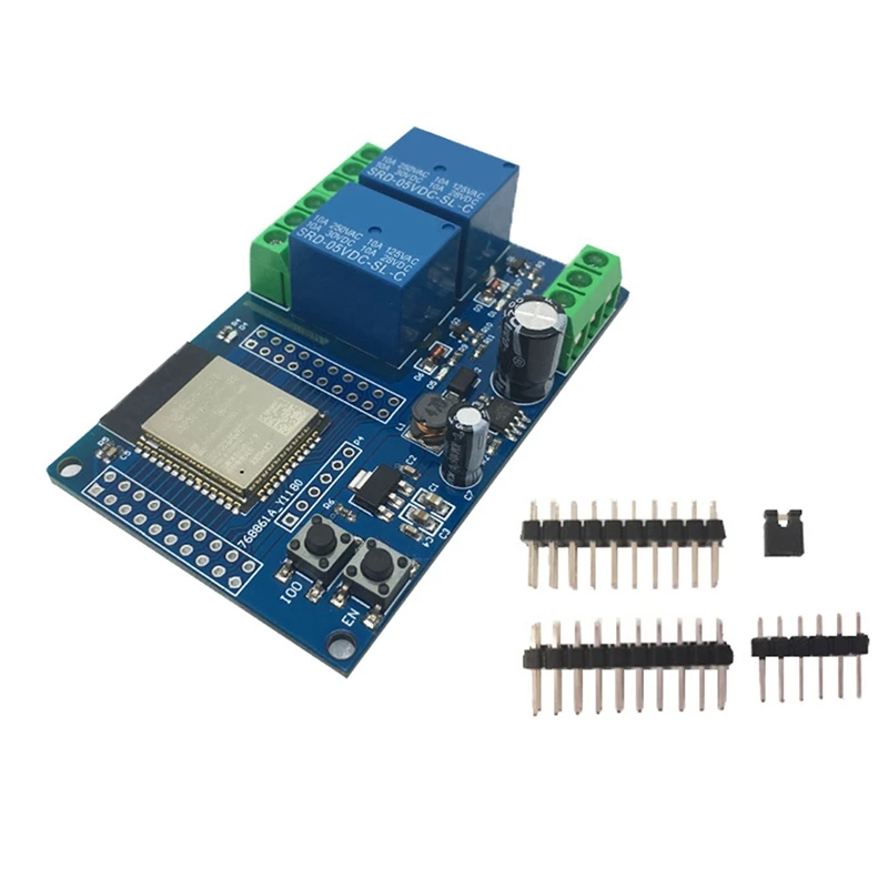 

RISE-ESP32 Development Board DC5-60V Power Supply Wifi Relay Module ESP32-WROOM Development Board Secondary Development