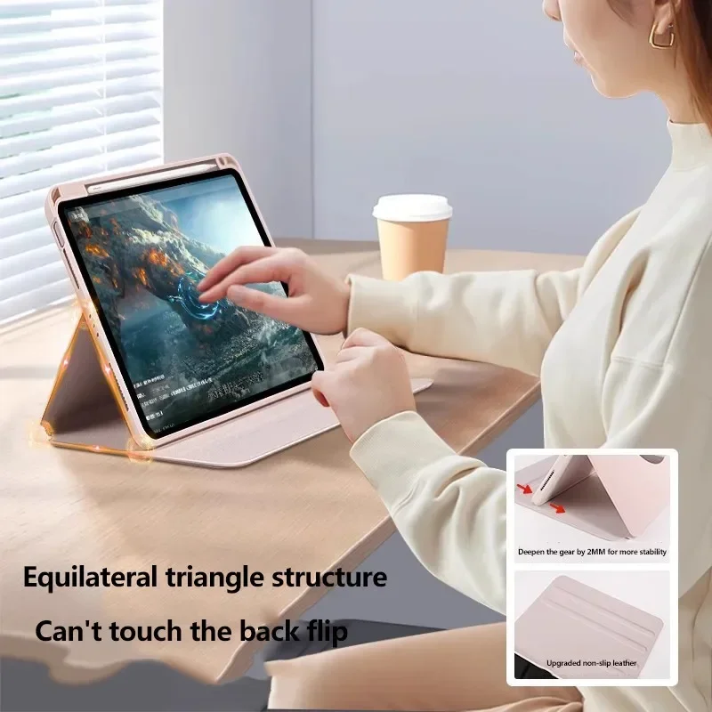 For New IPad A16 11th Generation 2025 Case for IPad Air 7 6 11" M3 M2 Mini7/6 A17 Pro11 13 12.9 M4 Air4/5 10th Flip Rotate Cover 5