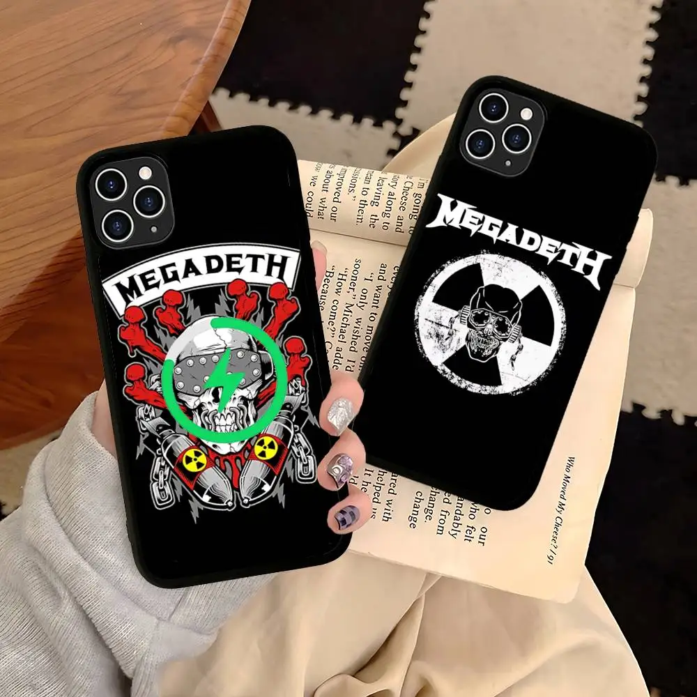 1pc Band M-MegadethS Rock Metal For Magsafe Magnetic Phone Case For IPhone 17 16 Pro Max 15 Plus 14 13 12 11 Cover
