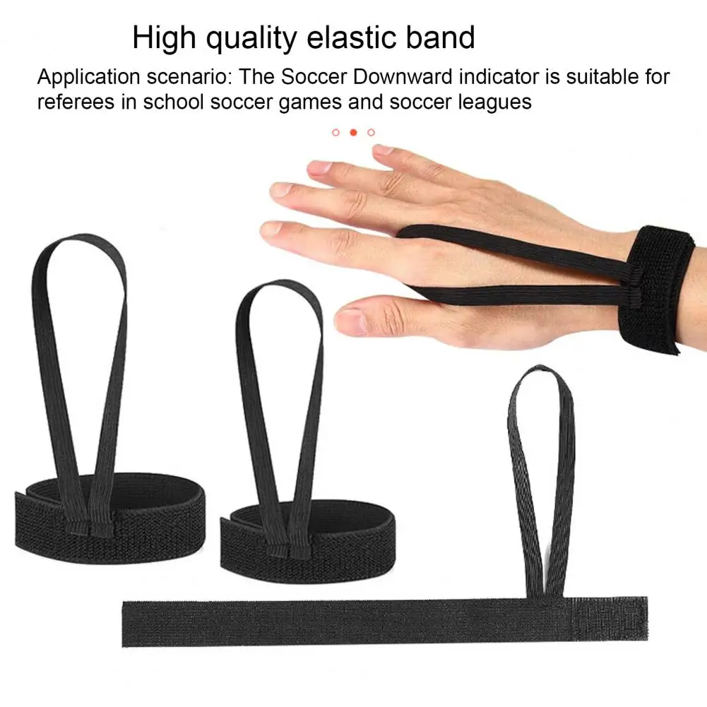 

Football Down Indicator Adjustable Wrist Strap Professional Football Referees Wristband Adjustable Elastic Band for Cozy Wear