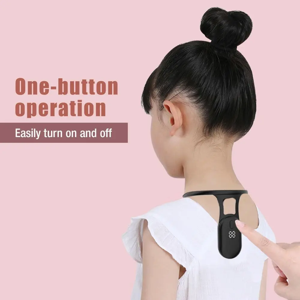 Intelligent Smart Posture Corrector Prevent Hunchback Miicro Vibration Posture Training Reminder Sensor Posture Shaping Portable