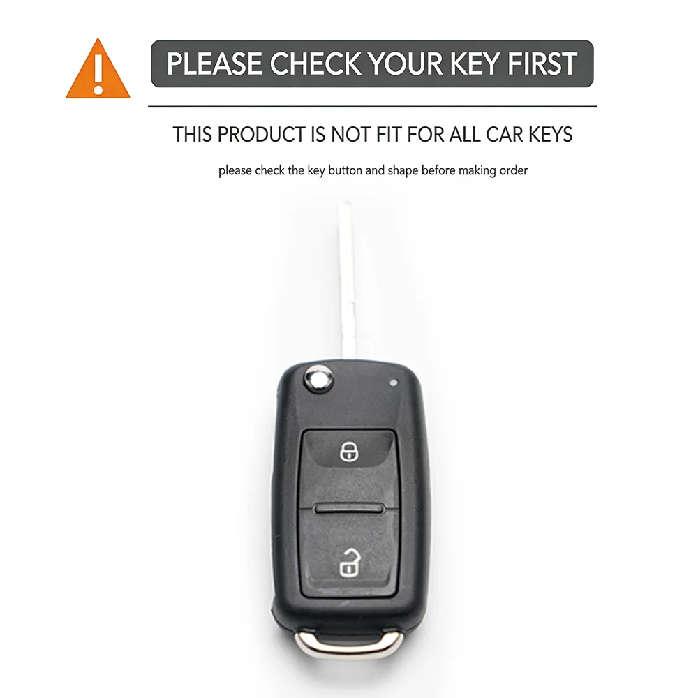New Silicone Car Key Case Cover Shell For VW Volkswagen Amarok Polo Golf 4 5 6 MK4 MK6 Bora Jetta Altea Alhambra Passat B5 B6 B7 view 2