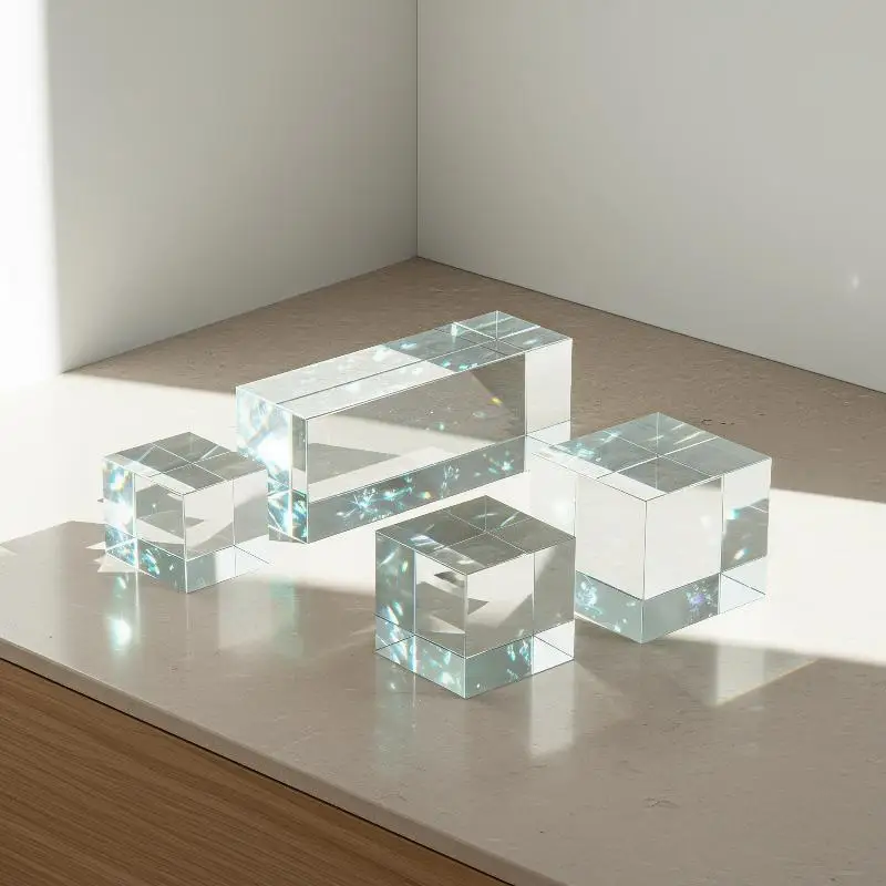Gravierbarer K9 Kristallwürfel, klarer, leerer Glas-Papierdrückstein als Lehrer-Anerkennungsgeschenk, DIY-Bastelartikel – Detail 3