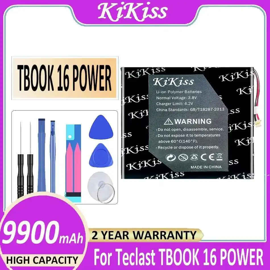Для Teclast Tbook 16 Power Tbook16 Power Tablet PC Аккумулятор для ноутбука 9900 мАч Замена премиум-класса Высокая совместимость