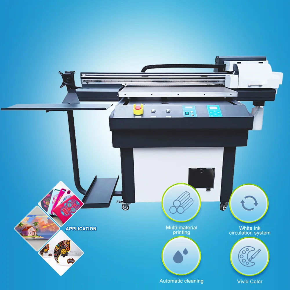 طابعة مسطحة احترافية 6090 9060 UV مع 3 رؤوس XP600 رأس الطباعة 6 ألوان طابعة نافثة للحبر UV آلة طباعة الدهون #6