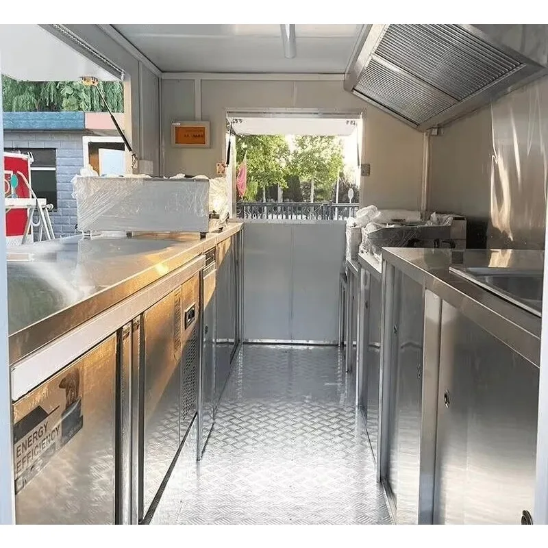 Fully Equipped Mobile Kitchen Concession Trailer Ice Cream Pizza Food Truck for Sale Australia